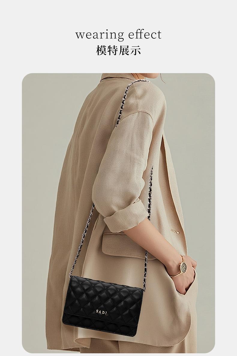 Women's Classic Versatile Plaid Casual New Shoulder Crossbody Bag Sdx21238, Stylish Single Strap Handbag for Daily Use