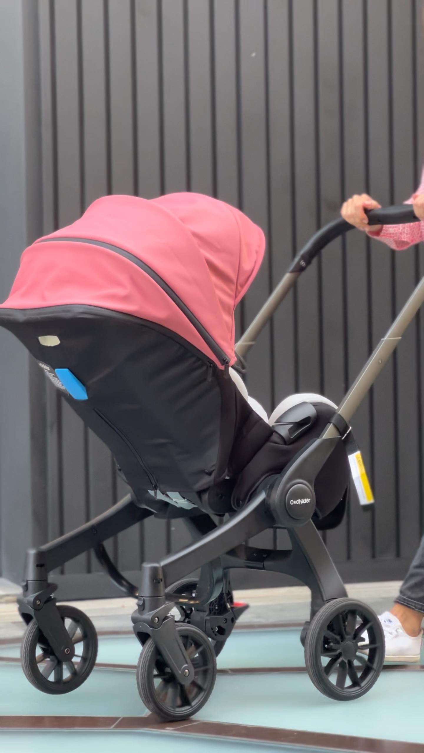 Premium Stroller | Adjustable Canopy | Compact, Foldable | Comfortable Stroller for Outdoor Baby Carports Bassinet Travel System