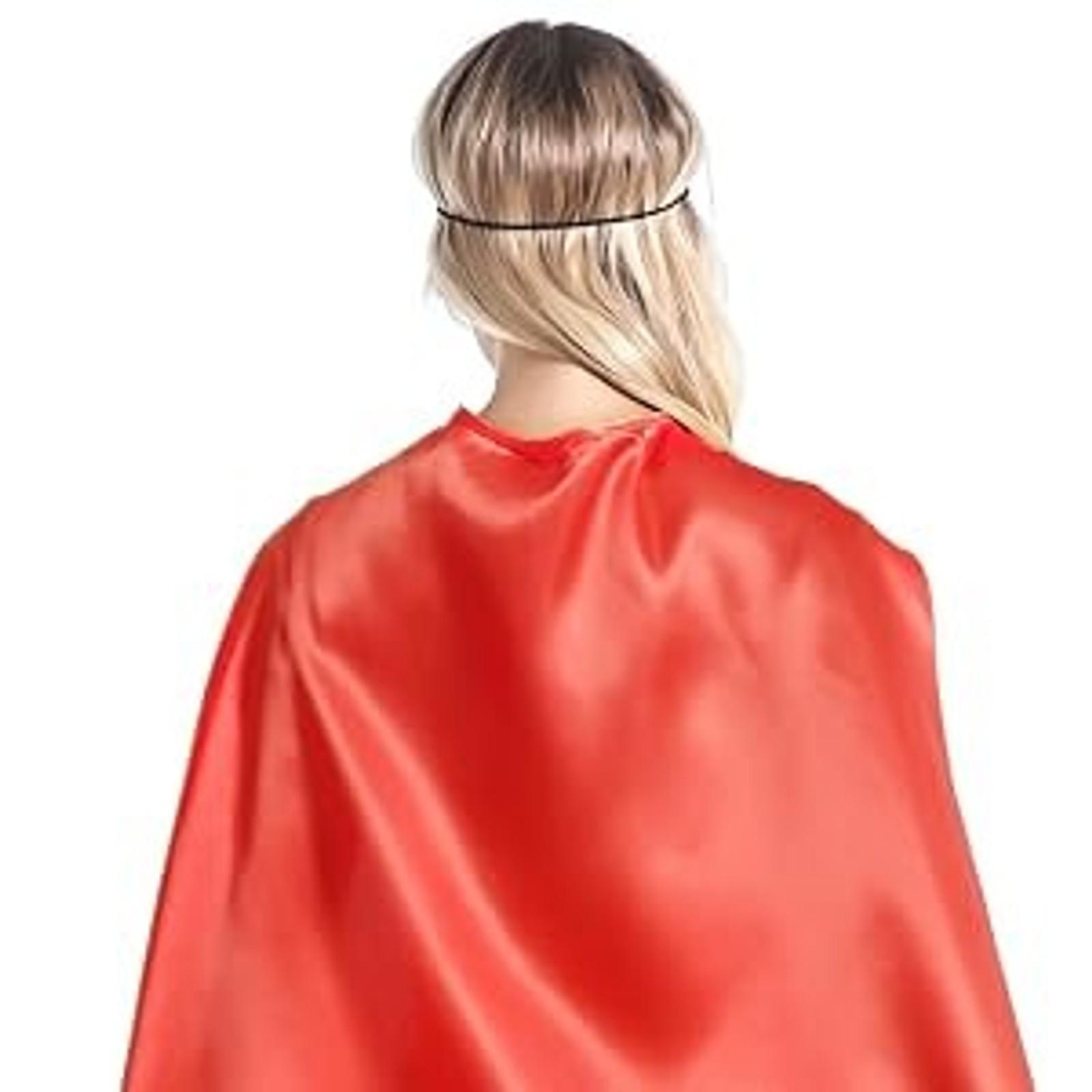 Superhero Capes and Masks for Adults, Teens, Men & Women - Team Building Dress Up Party Halloween Costumes, 7 Pack(Gift)