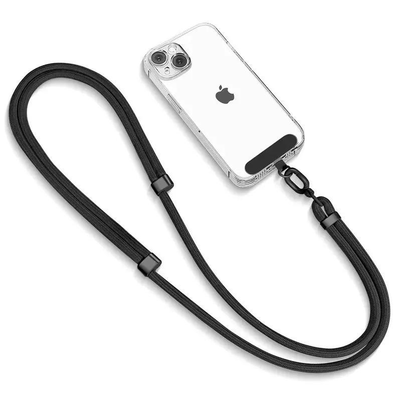 Adjustable Mobile Phone Strap Lanyard Crossbody Phone Lanyards Neck Rope with Patch for iPhone Cell Phone Hanging Cord Strap