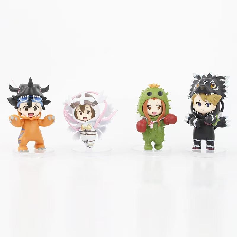 Anime Digimon Adventure Figure Toys Kawaii Digital Monster Agumon Figurine Cute Gabumon PVC Model Desktop Ornament BIrthday Gift