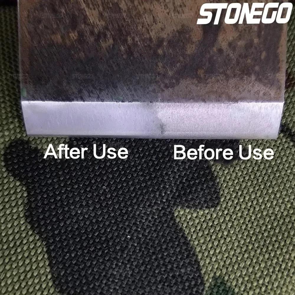 Professional Knife Sharpening Kit: Multi-Function Manual Grinder, Anti-Slip Durable Tool Set for Outdoor Kitchen & Camping. High-Precision Corrosion-Resistant Polishing Compound & Dual-Sided Leather Strop for Efficient Blade Care.