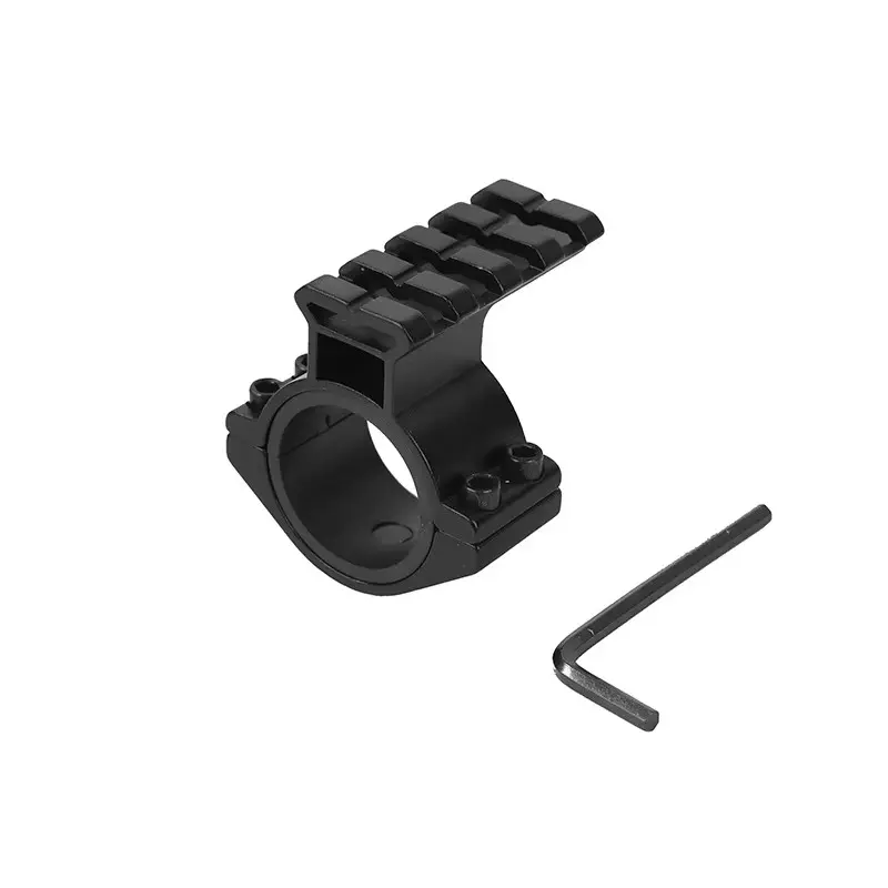 Scope Ring 25.4mm 30mm Diameter Adaptor Mount, 21mm Rail for Flashlight Dot Laser, Hunting Scope Ring Accessories, Picatinny Rails Mount