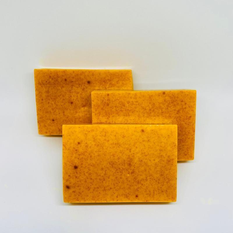 Lemon Turmeric 3pcs Kojic Acid Soap - Gentle Dark Spot Remover for Face Acne Cleanser Cream Cleansing turmeric soap Face Facial Skincare Radiant Comfort