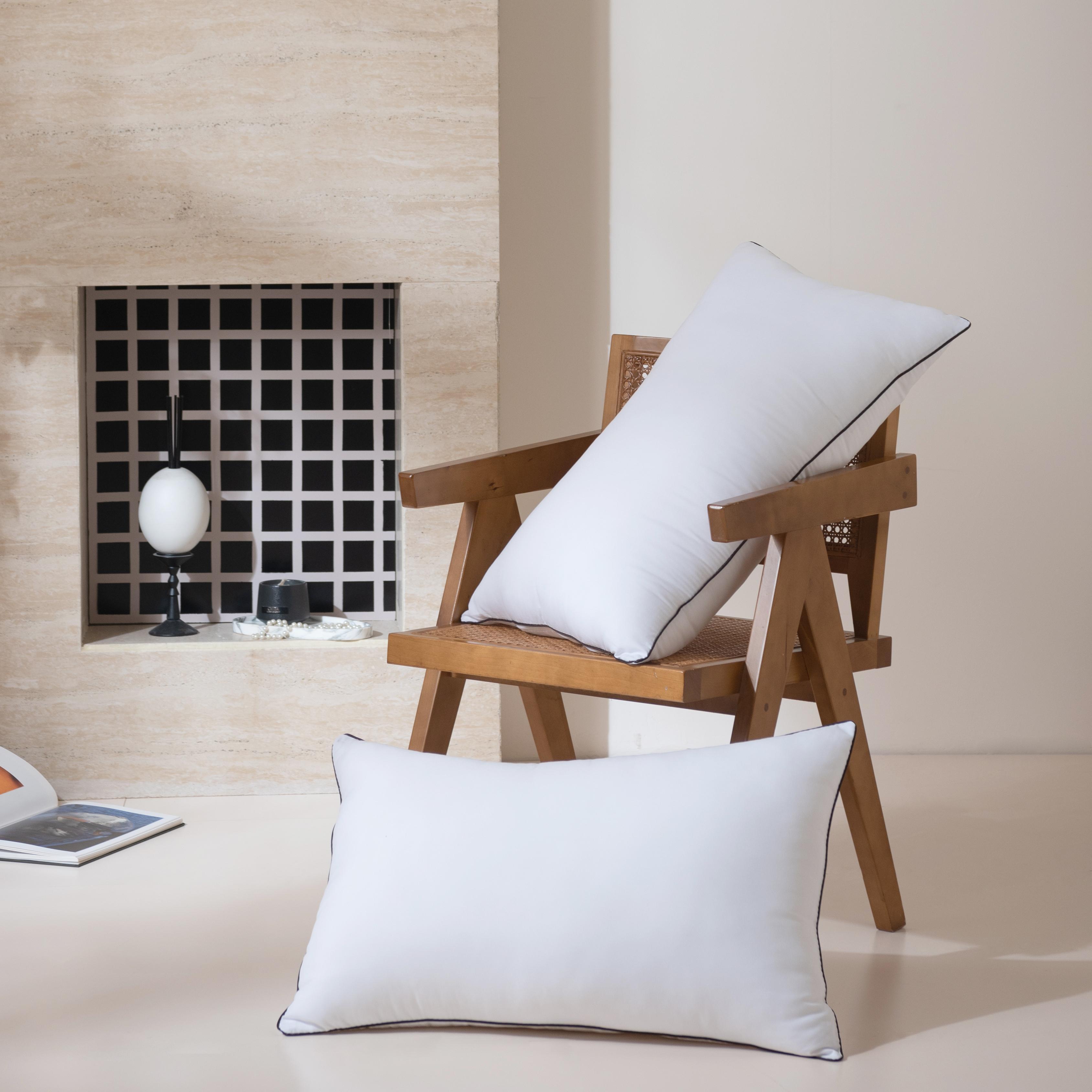 Ufist standard-sized hotel-style sleeping pillows;  lightweight, soft, and quick to rebound.  pillows provide support for the head and neck, making them ideal bedding for back, stomach, or side sleepers.