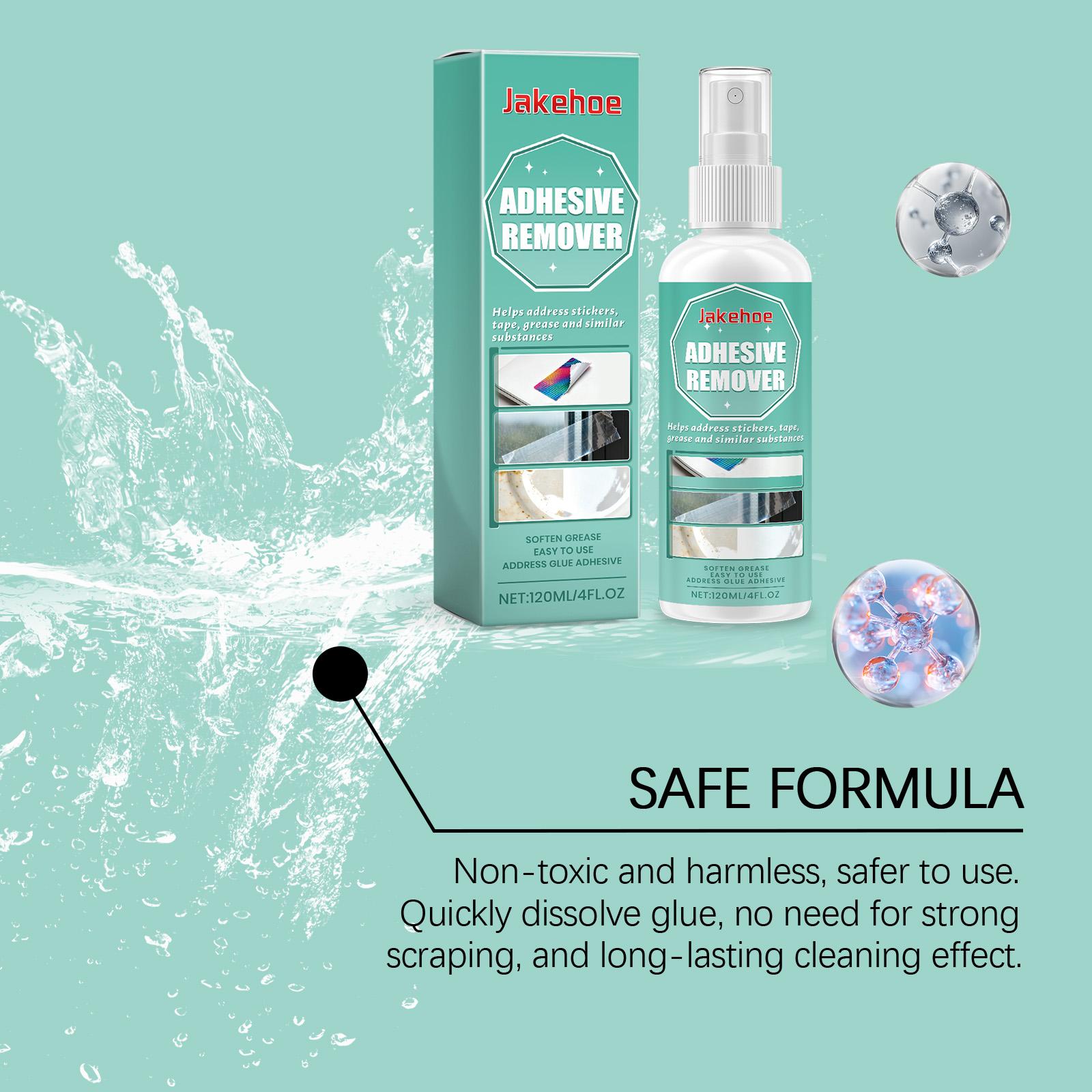 Adhesive Remover Multi-Surface Oil Softening Cleaning Residue Sticker Adhesive Remover, Effective Cleaner for Various Surfaces