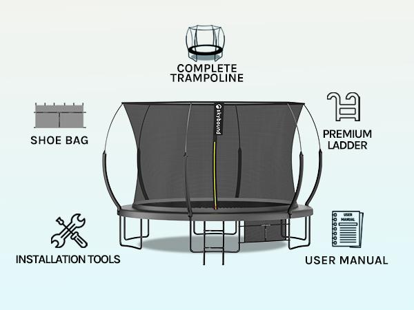 14FT Springless Trampoline for Kids and Adults ASTM APPROVED ...