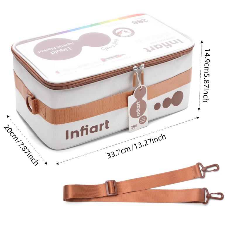 288 Colors Acrylic Paint Markers, Soft Brush Tip Marker Pens Set, Acrylic Drawing Markers with Marker Bag, Holder Storage, Acrylic Paint Pens for Fabric, Wood, Stone, Canvas, Glass, Egg, Rock Painting, DIY Crafts and Art Supplies