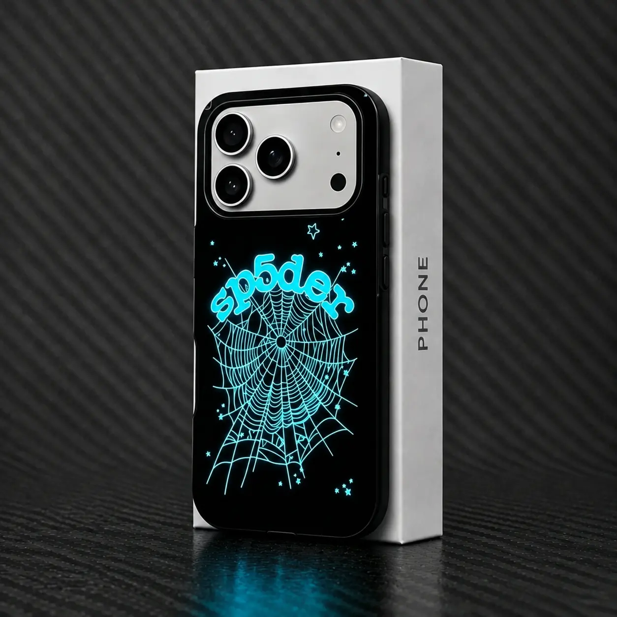 Sp5der 555 Smartphone Casing - Trendy, Rugged Handheld Cellphone Protective Cover with Cutting-Edge Aesthetics, Comprehensive Drop-Resistant Protection, Compatible with iPhone 11-17 Pro Max/Plus & Samsung Galaxy S23-25 Series Devices, Accessories