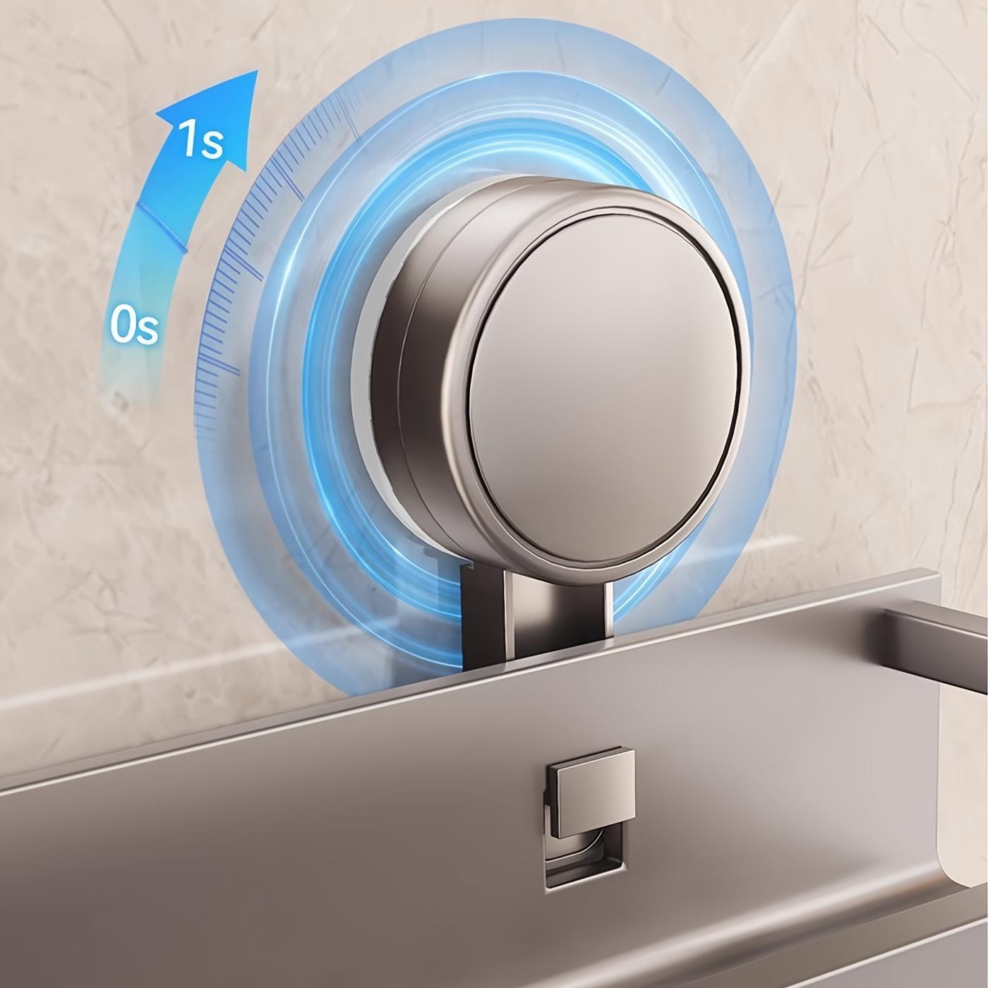 Fashion Multifunctional Metal Storage Rack - Easy to Install, Space-Saving Design, Effectively Organizes Home, Polished Surface, Wall Mounted Organizer with Drain Holes, Ideal for Bathroom or Kitchen Use