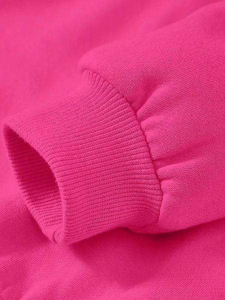 Women's Wednesday Cartoon Print Sweatshirt, Sweet Cool Dark Style, Elastic Fabric, Casual Fitted Design, Perfect for Outdoor & Indoor Activities