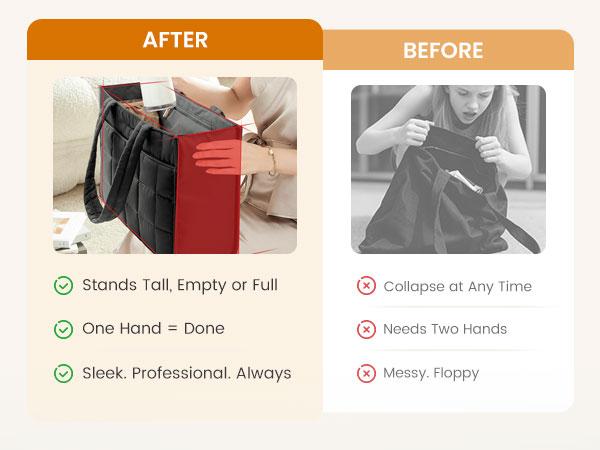 【Valentine's Day Gift】LOVEVOOK Quilted Colorblock Tote Bag for Women – Lightweight Padded Handbag , Large Everyday Work & Travel Tote, Fits Laptop/Tablet, Water Bottle Pocket, Comfortable Shoulder Handles, Stylish Commuter Purse TikTokShopJumpstartSale