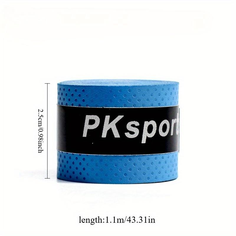 2-Pack Non-Slip Sports Grip Tape - Multifunctional Elastic Sweat-Absorbent Wrapping Tape for Tennis Rackets/Bicycle Handlebars/Badminton Rackets/Fishing Rods/Dumbbells | Non-Slip Handle Tape for Fitness Equipment and Outdoor Gear (2 Rolls) (Model: DM674)