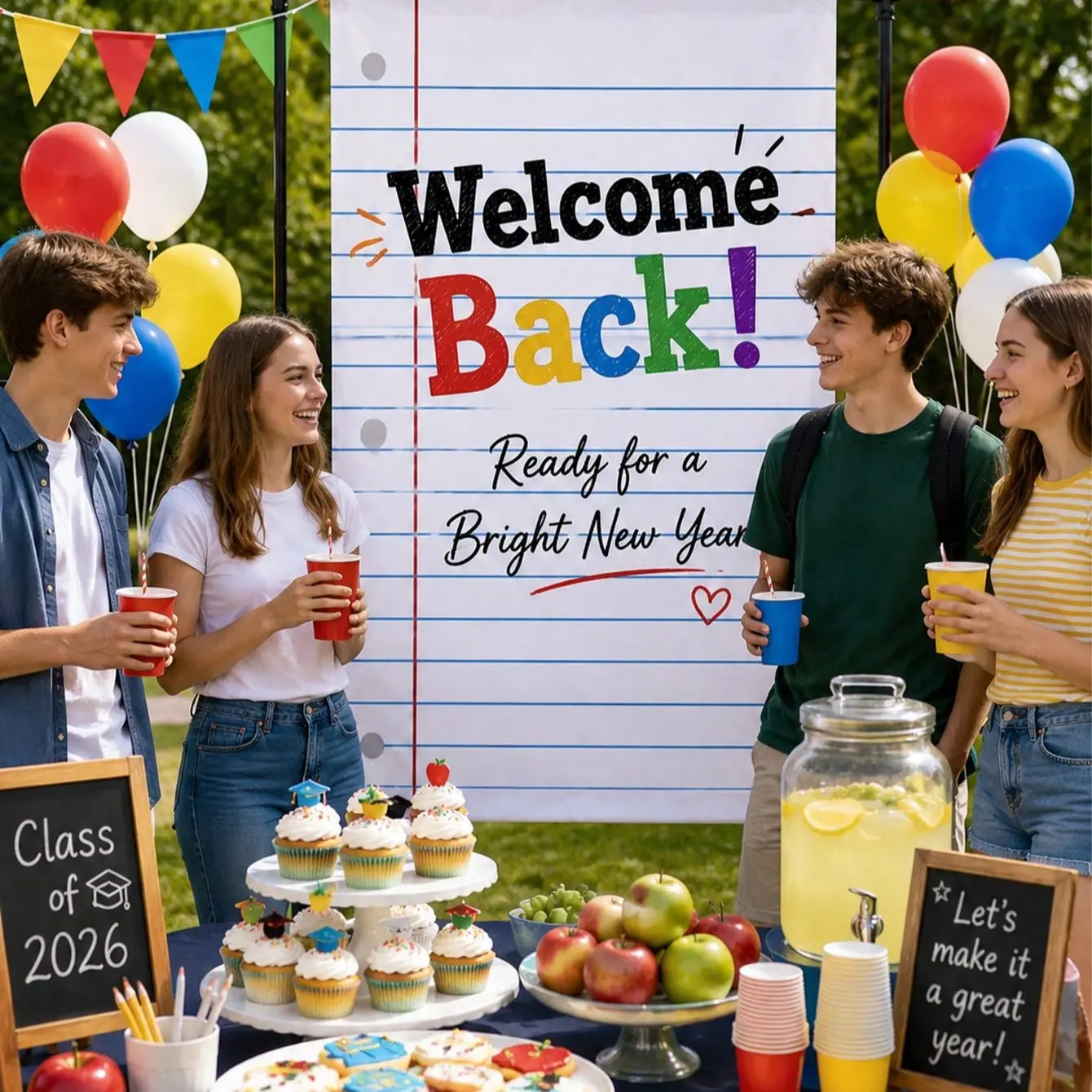 Back to School Notebook Paper Backdrop, Giant Classroom Photo Booth Banner, First Day of School Wall Decor, Teacher Classroom Decorations, School Party Supplies