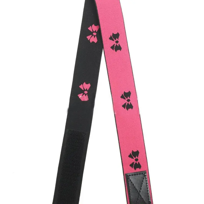 Double-Sided Faux Fur Hairband, Adjustable Elastic Strap, Magic Tape Fastening, Butterfly Embroidery Ribbon, Ha1002