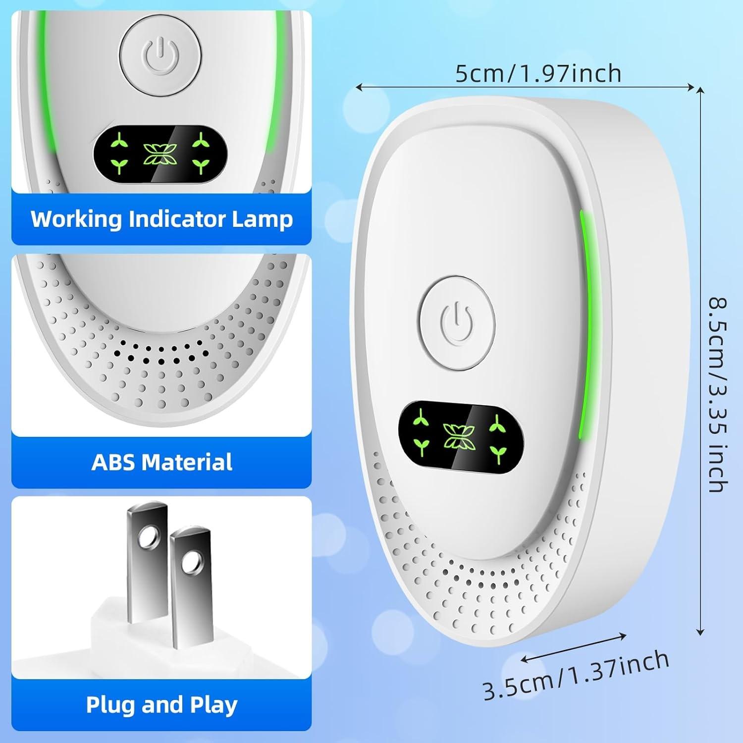 2026 New Plug-In Air Purifier, Home Negative Ion Air Purifier, Quiet Air Freshener, Office Silent Air Purifier, Dust-Free, Pet-Proof, Odor Control