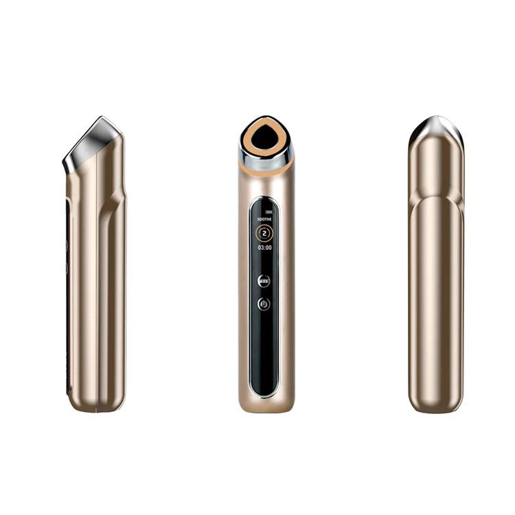 Age Booster Pro Microcurrent Facial Massager - Adjustable Handheld Beauty Equipment with EMS, Light Therapy, 4 Modes, 3 Levels, Waterproof Stainless Steel, Rechargeable Battery, Skin Tightening, Pore Refinement, Soothing Wrinkle Smoothers