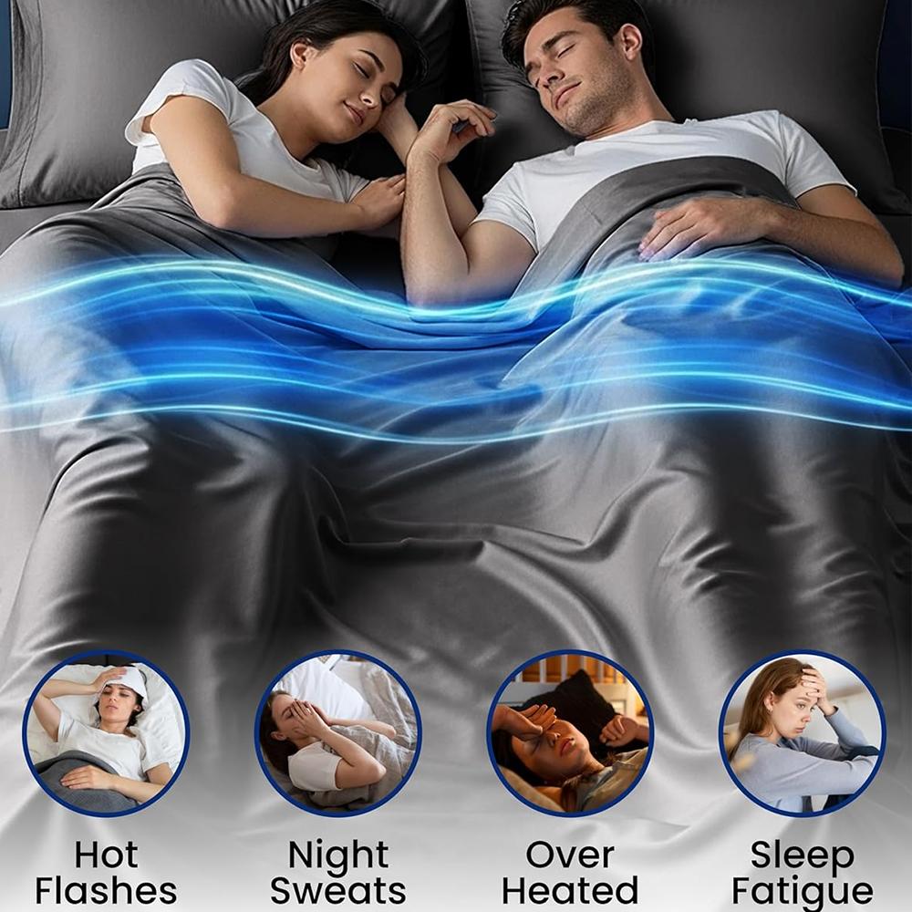 3/4PCS Extra Deep Pocket Bamboo Sheets Sets- Breathable & Cooling Bamboo Blended Bed Sheets-Sheet & Pillowcase Set, - Hotel Luxury Bed Sheet Set - Soft, Wrinkle Free & Comfy - Deep Pocket Twin/Full/Queen/King Sheet Sets