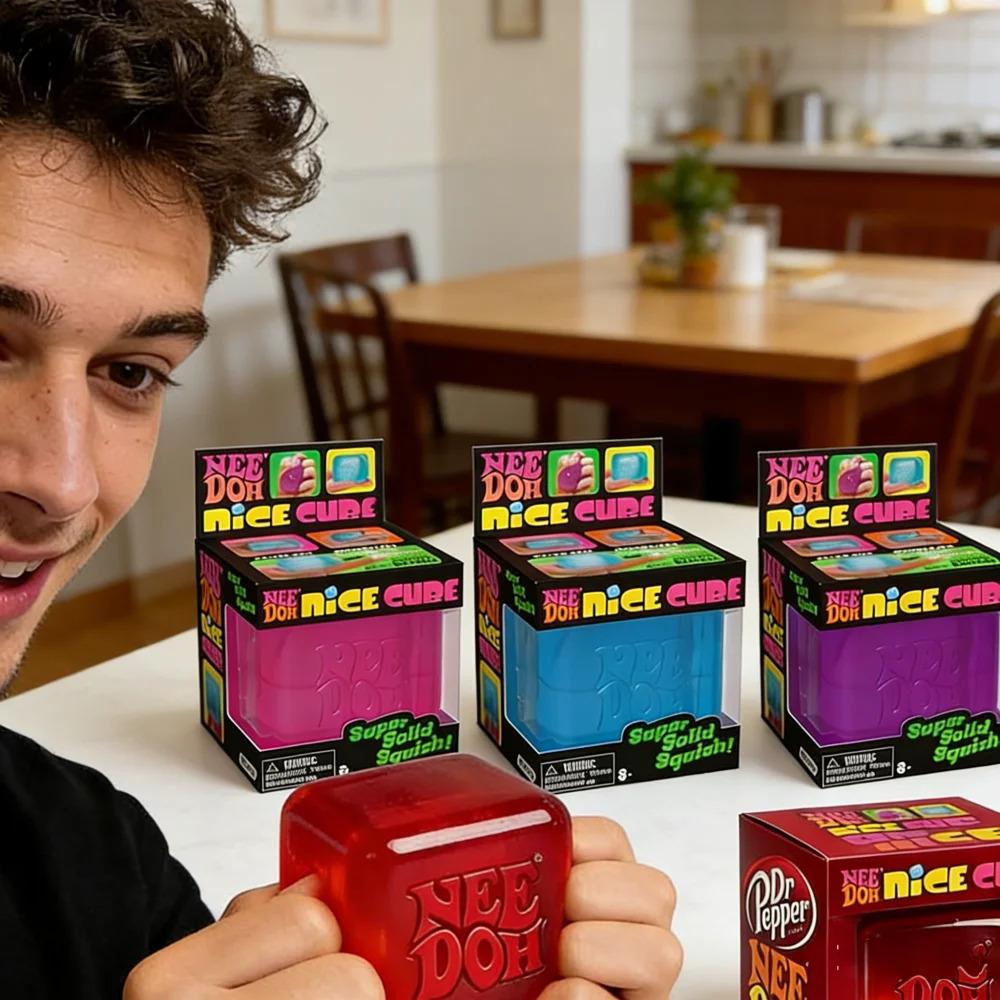 2026 NeeDOH Model Soft Squishy Toy  Nice CUBE Sensory Stress Reliever Fidget Tool for Anxiety for Adults & Kids Premium in Stock