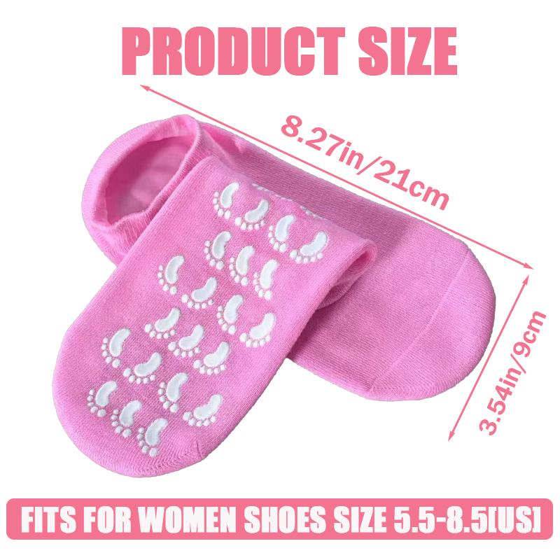 Moisturizing Socks, 1 Pair Moisturizing Gel Socks，Soft Feet Moisturizer Spa & Pedicure Socks for Dry Cracked Heels, Calluses,Gel Spa Socks for Repairing (Blue/Pink), Christmas gift