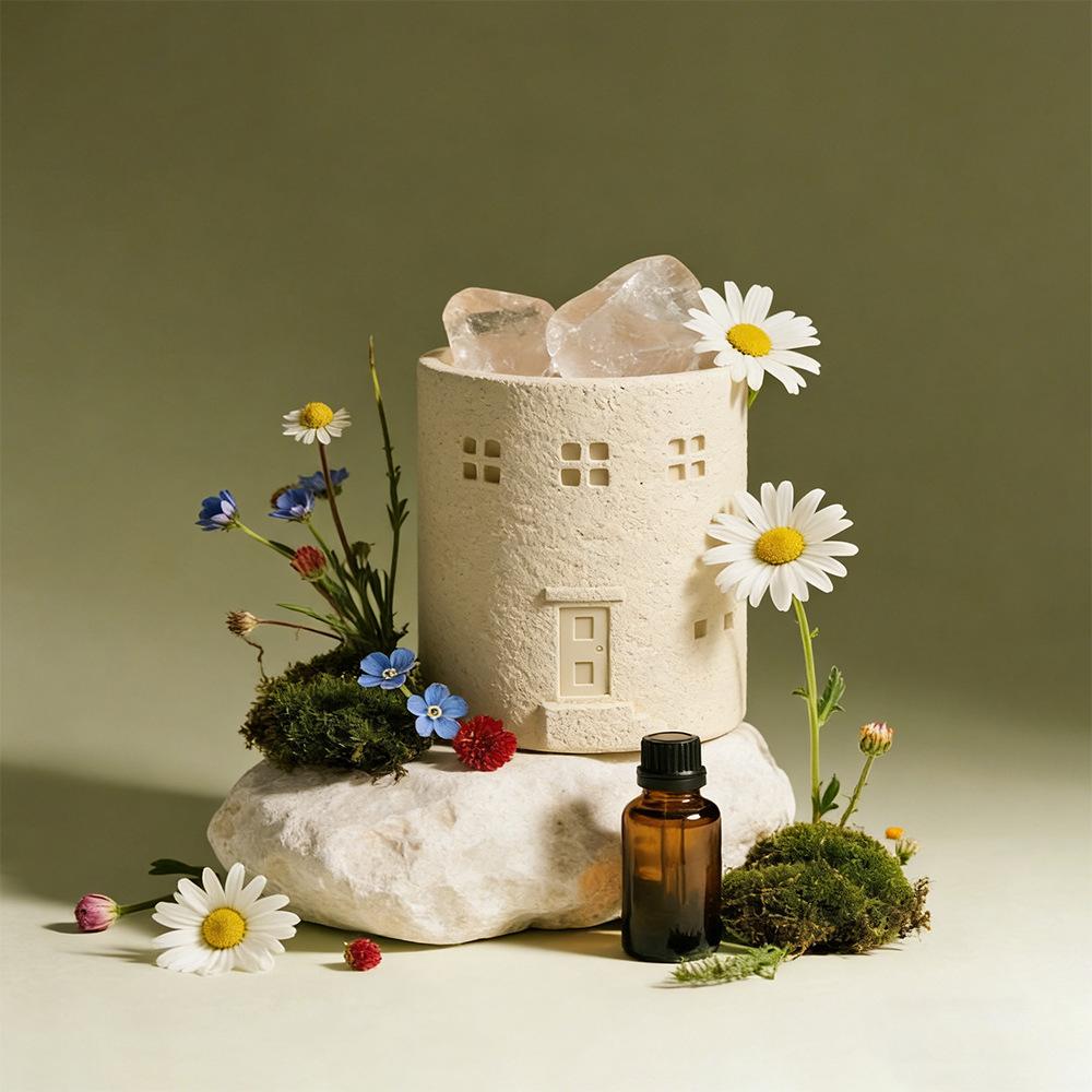 House modeling silicone mold multifunctional DIY handmade mold plaster flower pot pen holder candle cup creative desktop storage decoration food grade silicone high temperature resistant and easy to release handmade lovers must