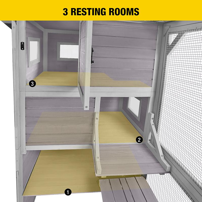 Aivituvin-AIR54 Outdoor Cat Enclosure | Large Pet Enclosure
