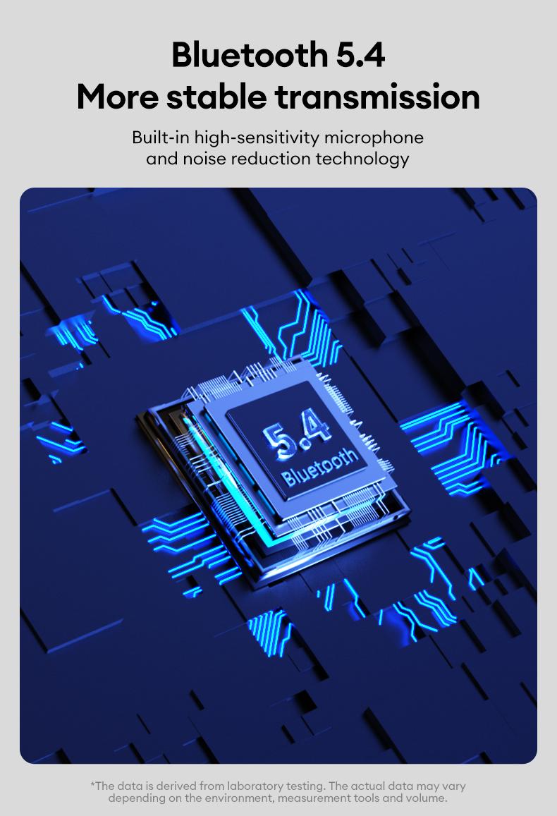 HYUNDAI C8 Wearable Smart Glasses, Bluetooth-Compatible Earbud Headphone for Music & Calls, Durable Electronic Audio Glasses, Creative Sports Headset