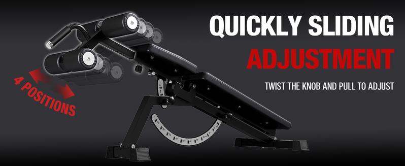 MIKOLO Adjustable Weight Bench, Workout Bench Press Set, Removable Leg Support for Flat Incline Decline Sit Up Bench, Vertical Storage Space-Saving Multi-Functional Home Gym EquipmentMIKOLO