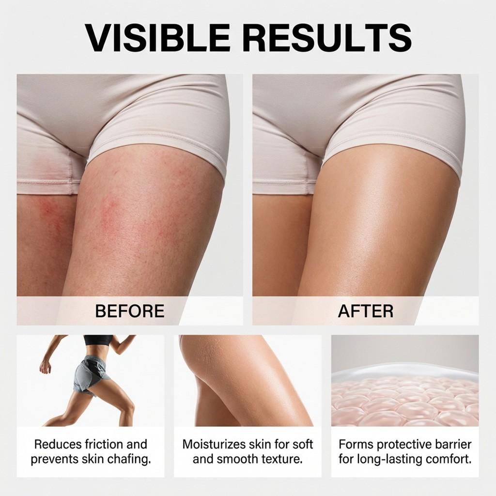 Oceaura Skin Soothing Anti-Friction Stick, Sports Friction Relief Balm, Reduces Irritation, Refreshing Non-Sticky, Portable