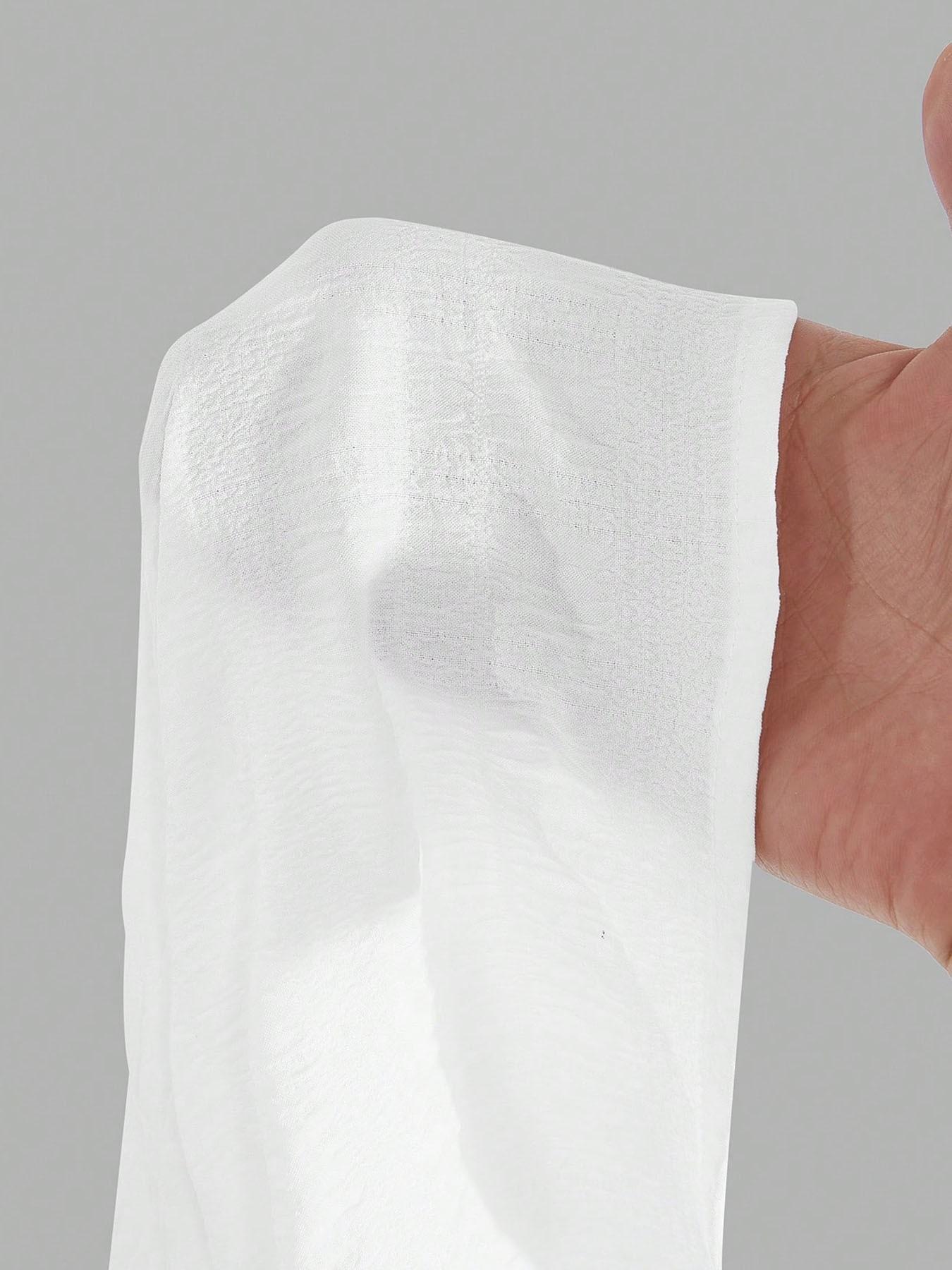 Women's Textured White Ruffled Maxi Skirt, Boho Elastic Waist Tiered Long Skirt For Summer Outings & Casual Fashion