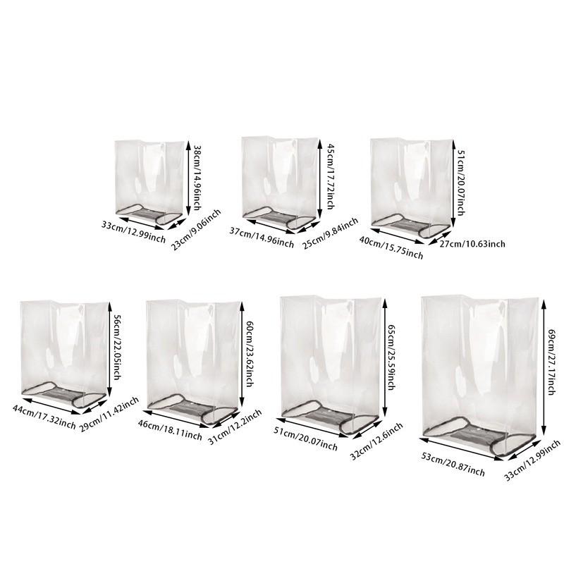 Transparent Thickened Durable Waterproof Luggage Protector, Travel Suitcase Cover for 20/24/26/28 Inch, Protective Case for Rolling Bags