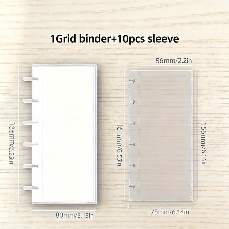 Transparent Photo Frame Album, 20 Pages for 2x6 Inch Photos, Dual Single Row Options, Perfect Gift for Photo Lovers, Anniversary Memories