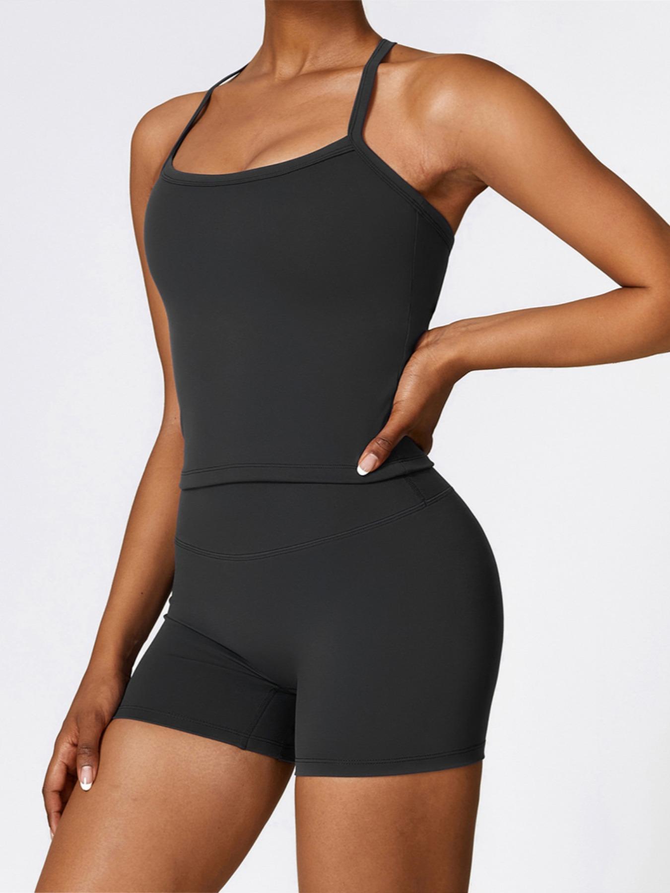 Women's Quick-Dry Yoga Set, Tight-Fitting Fleece Lined Activewear, Winter Outdoor Running Sports Suit, European Style Workout, Workout Running Clothes, Sports Fitness Wear