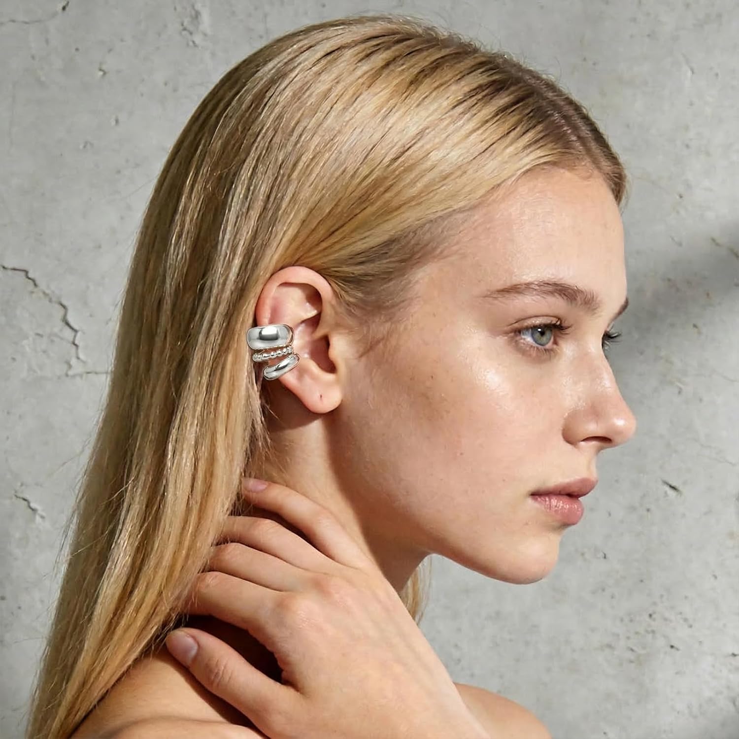 3 count Ear Cuffs for Women Non Earrings Set 14K / Plated Ear Cuff for Non Pierced Ears Chunky Thin Clip Earring Earrings 3 count Ear Cuffs for Women Non Earrings Set 14K / Plated Ear Cuff for Non Pierced Ears Chunky Thin Clip Earring Earrings