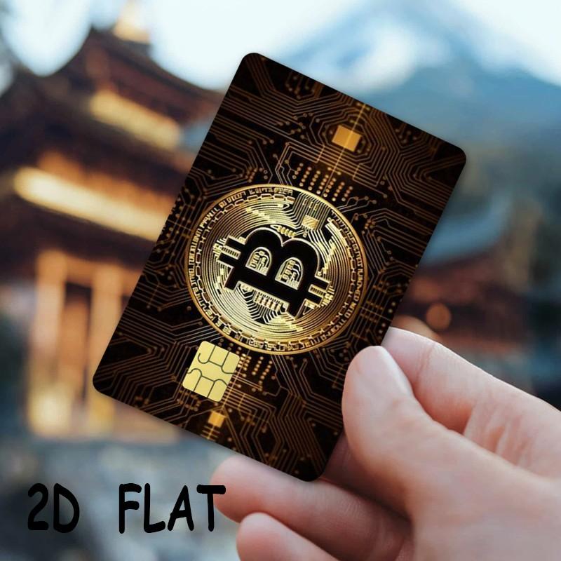 Credit Card Stickers, Ultra-Thin Vinyl Material, 2 Pieces Per Set, Waterproof Scratch-Resistant Film, Durable and Easy to Apply