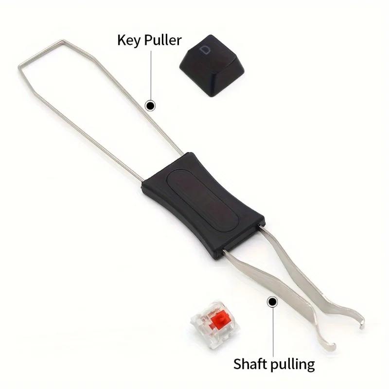 2 in 1 Keycap Switch Puller, Multipurpose Keyboard Puller for Mechanical Keyboards, Keycap Removal Tool, Durable & Efficient Design