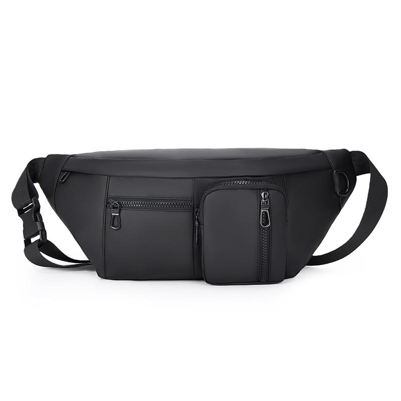 Outdoor Cycling Sports Bag, Waterproof Crossbody Backpack, Multi-Layer Waist Pack, Ideal for Running, Hiking, Biking, Daily Use