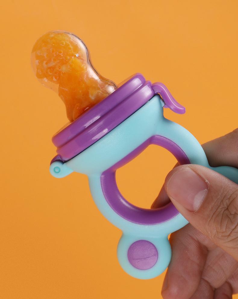 Silicone Baby Food Feeder |   Fresh Fruit & Veggie Teething Pacifier for Infants
