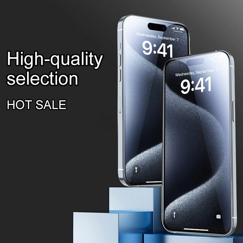 FUNCAT  [3PCS] Screen Protector Cabin;  For iphone 17/16/15/14/13 Dust Free, Bubble Free, Precise Fit, 【3pcs +A Reusable Cabin】 (High Definition/Anti-Spy)