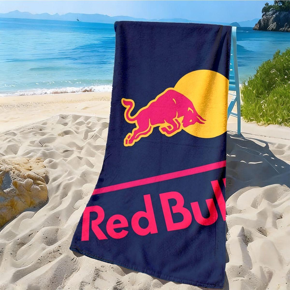 Bull Beach Towel, Quick-Dry Polyester, Sand-Resistant, Sun Protection, Large Bath Sheet, Lightweight, Surfing, Swimming, Yoga Essential