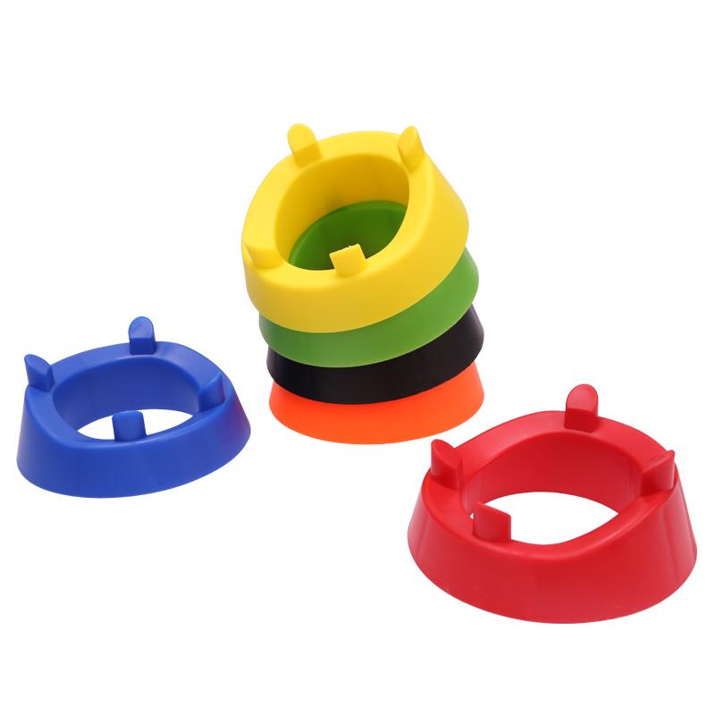 1pc Ball Stand Basketball Soccer Ball Bracket Holder Four-Corner Rack Support Base for for Volleyball Rugby Display Stand