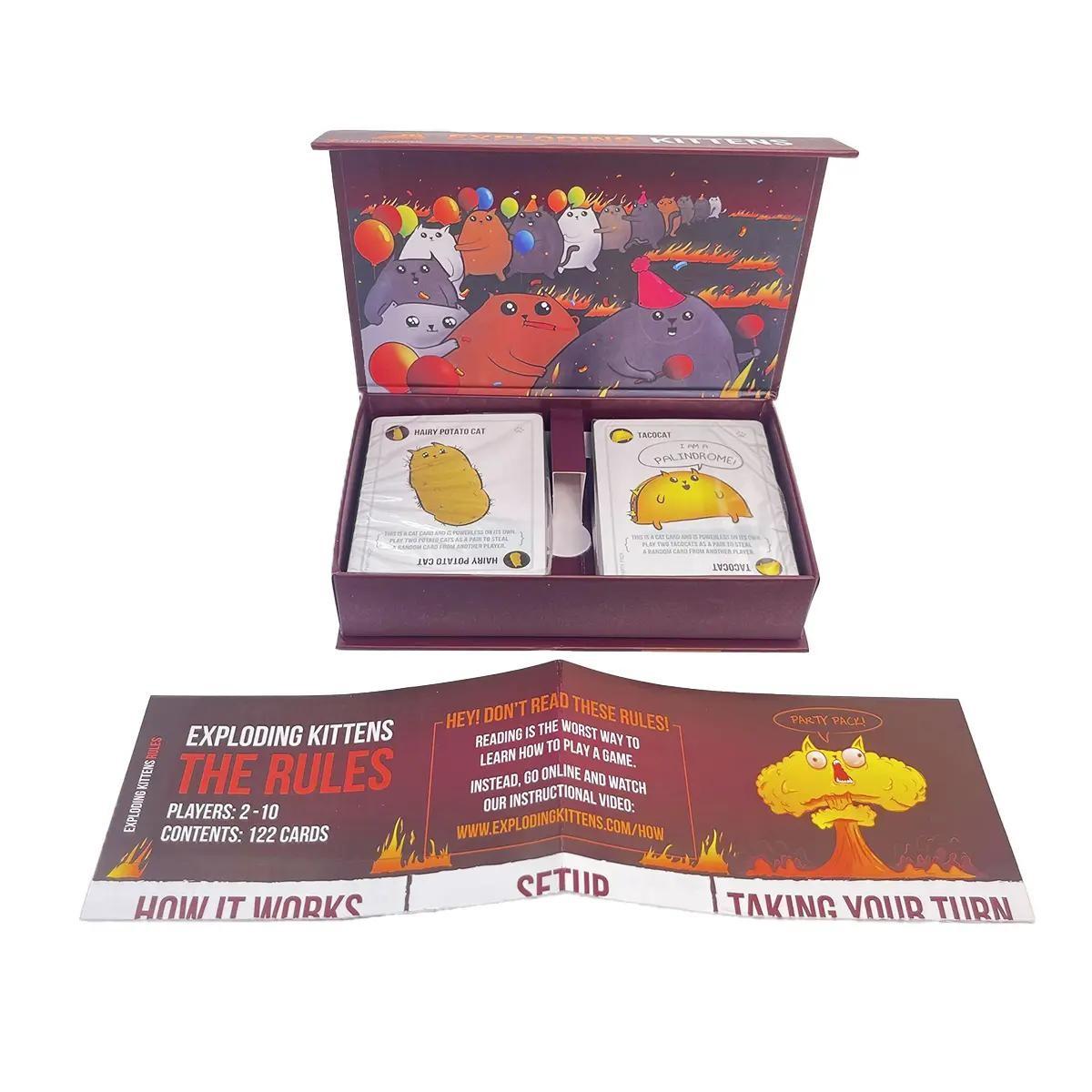 Exploding Kittens Funny Card Game, Multiplayer Party Game, Family Fun, Creative Gift for Birthdays, Holidays, Christmas