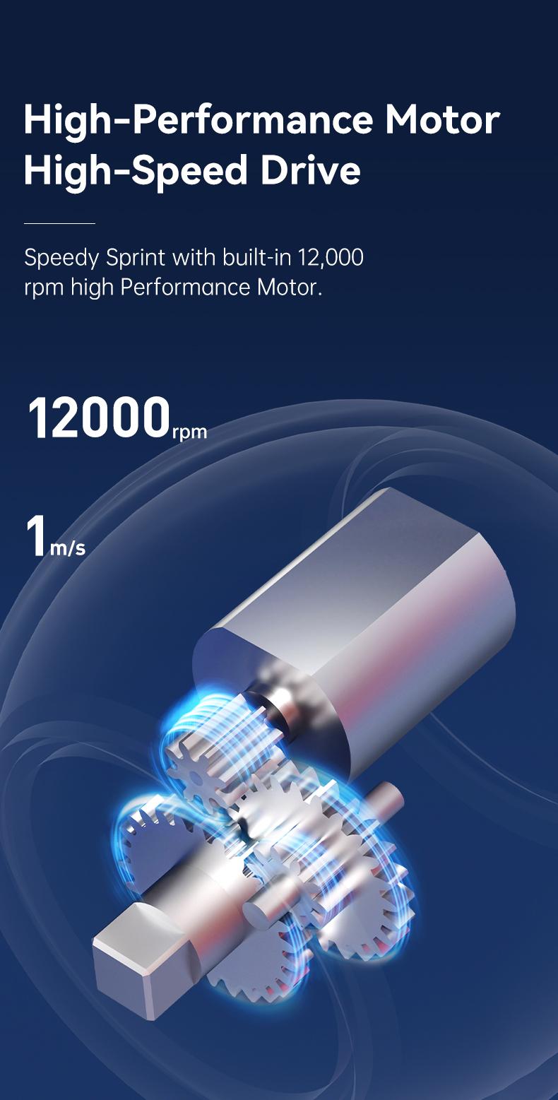 TikTokShopBlackFriday, Petgravity Speedy Sprint Ball Toy for Cat Type-C Rechargeable Interactive Cats Toy, Automatic Cat Teaser Toy, Pet Supplies,Cozyvibes Petlife