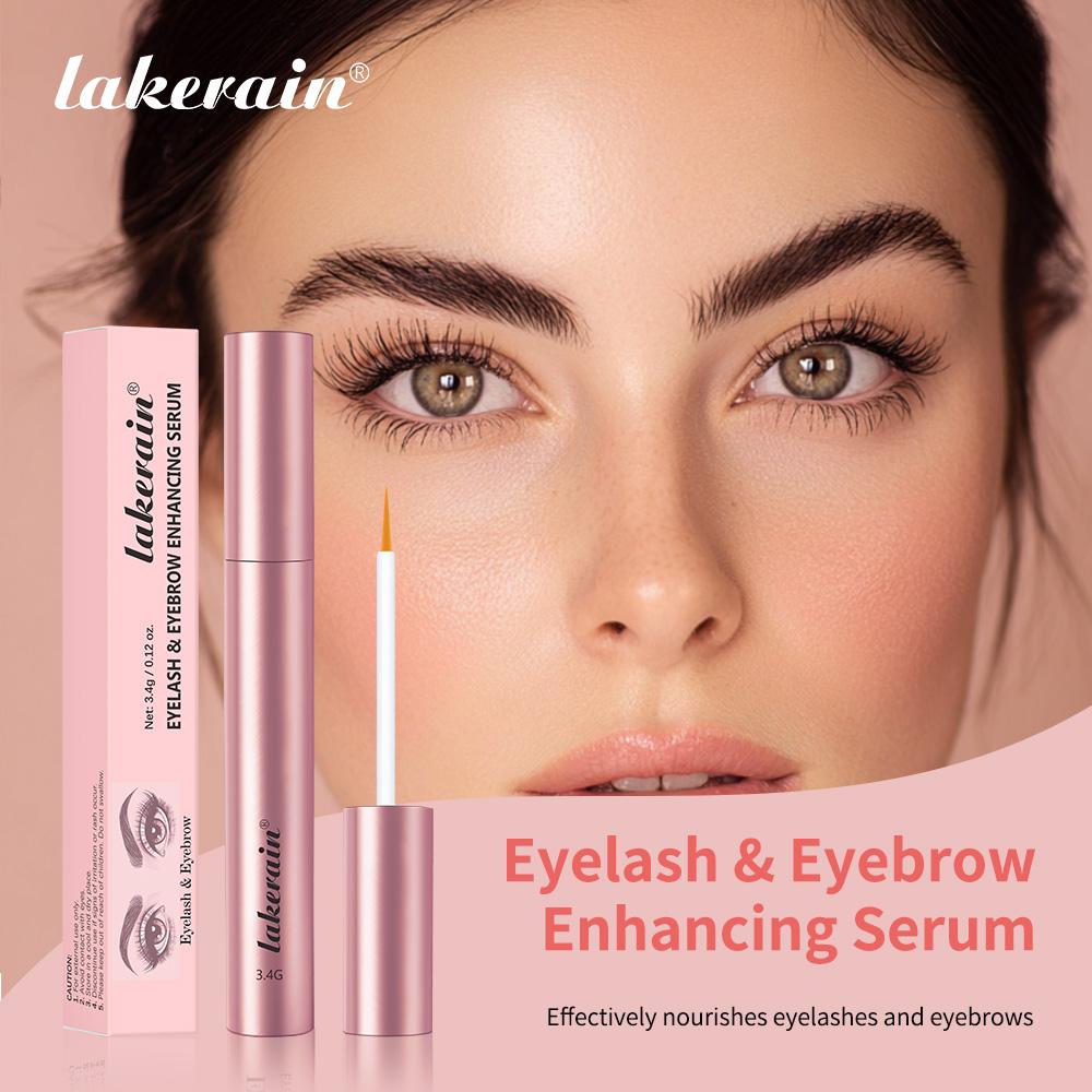2 Counts Eyelash & Eyebrow Growth Serum 2-in-1 Lightweight Gel Lash Enhancers for Brows & Lashes, Strengthen Eyelashes, Nourish Eyebrows, Condition Eyelashes with Peptides, Fast-Absorbing Non-Sticky, Ideal for Sparse Hair Daily Care Pre-Makeup Routine