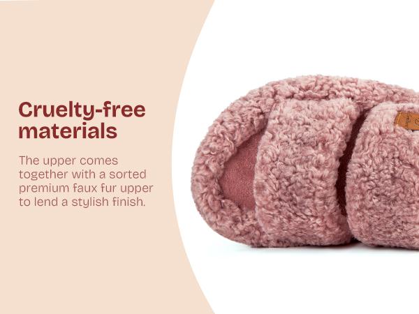 EverFoams Women's Fuzzy Open-Toe Slippers – Stylish Classic Slides with Soft Memory Foam, Non-Slip Rubber Sole, Perfect Cozy Footwear .