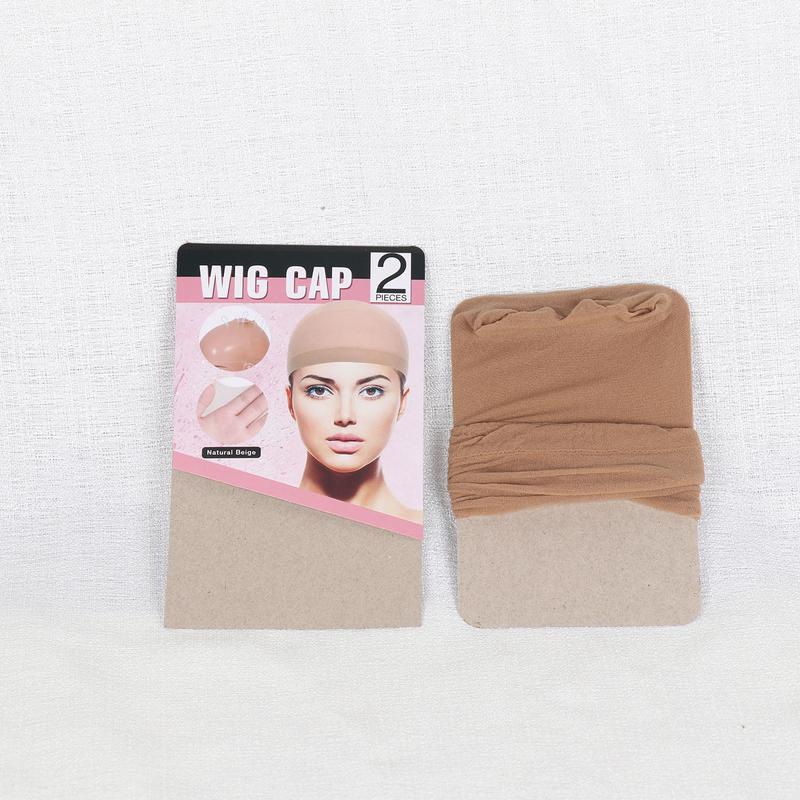 1pack Weave Nylon Stretch Mesh Transparent Wig Cap 2 Pieces Sheer Caps for Women Hair Net Wig Cap Thin for Wig