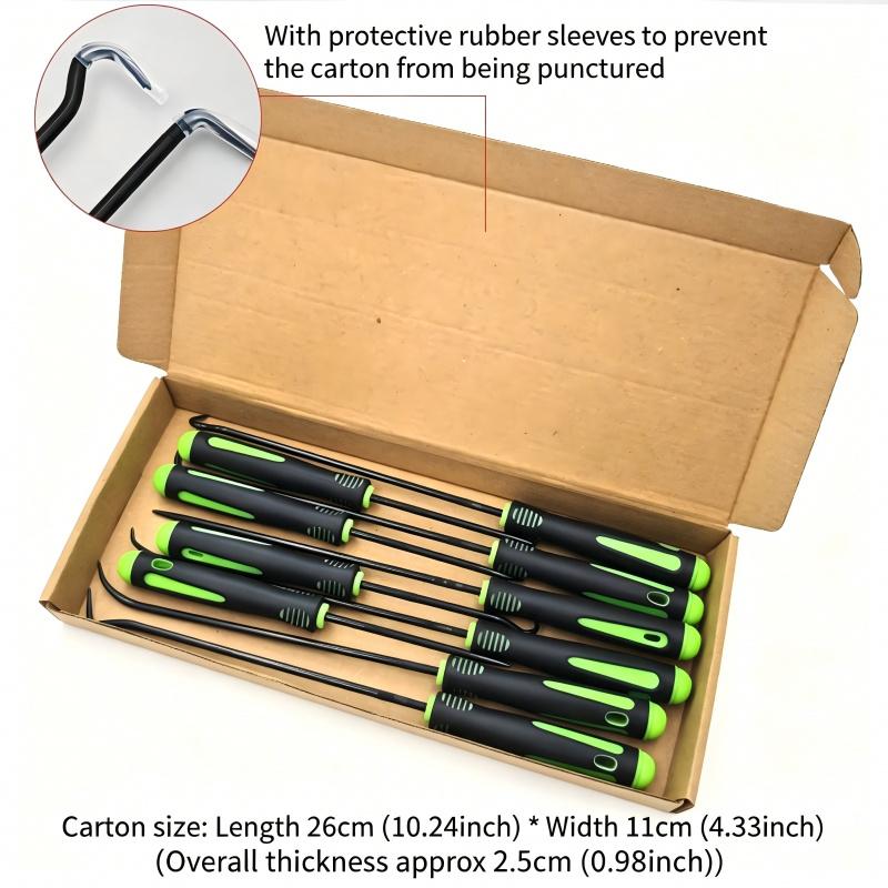 10-Piece Precision Hook Set, Car Oil Seal, Mini Precision Hooks, Durable Tools, Multi-Functional Tool Kit, Auto Repair Tools