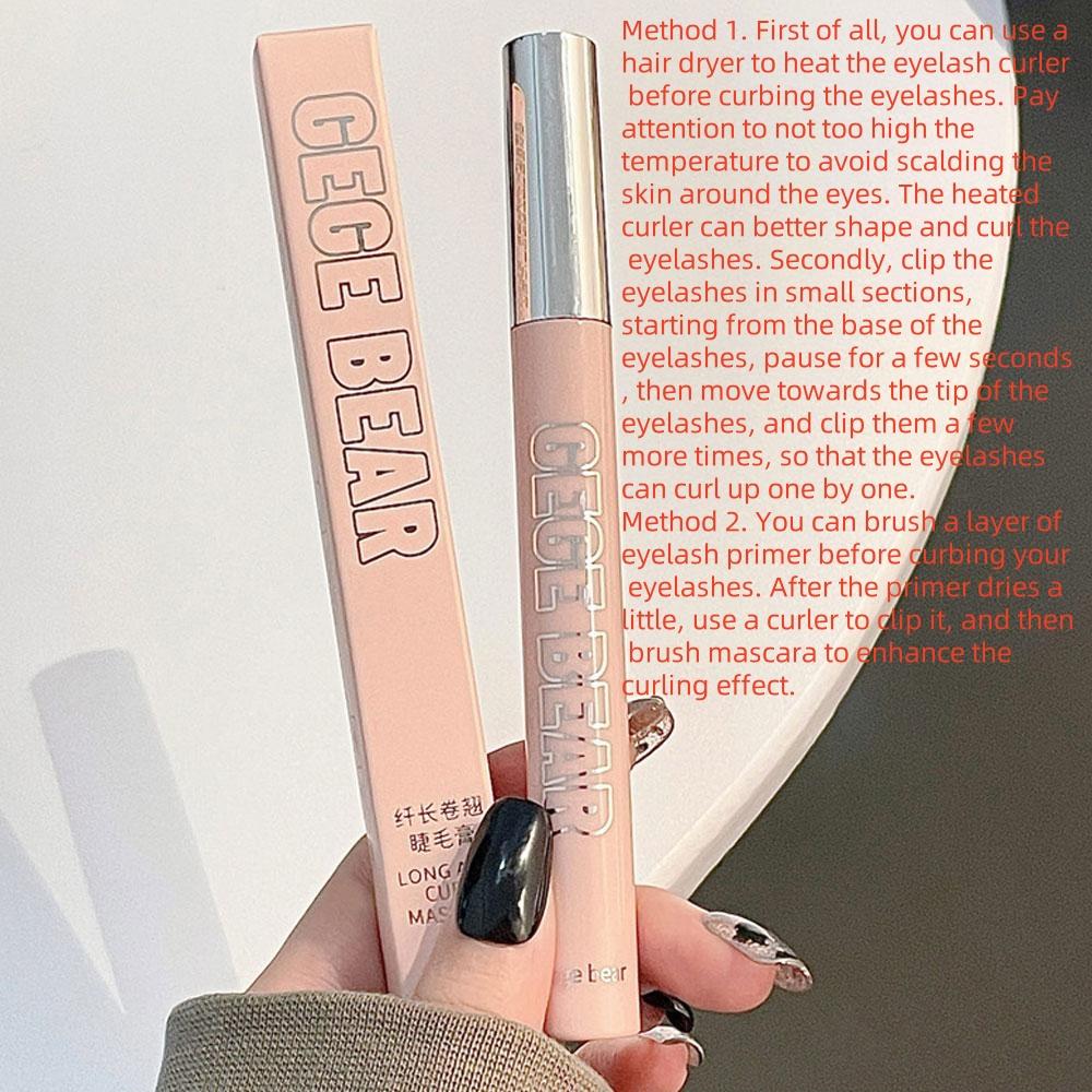 Natural Curls Mascara, 1/2 Counts Long Lasting & Anti-smudge Mascara, Professional Makeup Product for Women, Eye Cosmetic