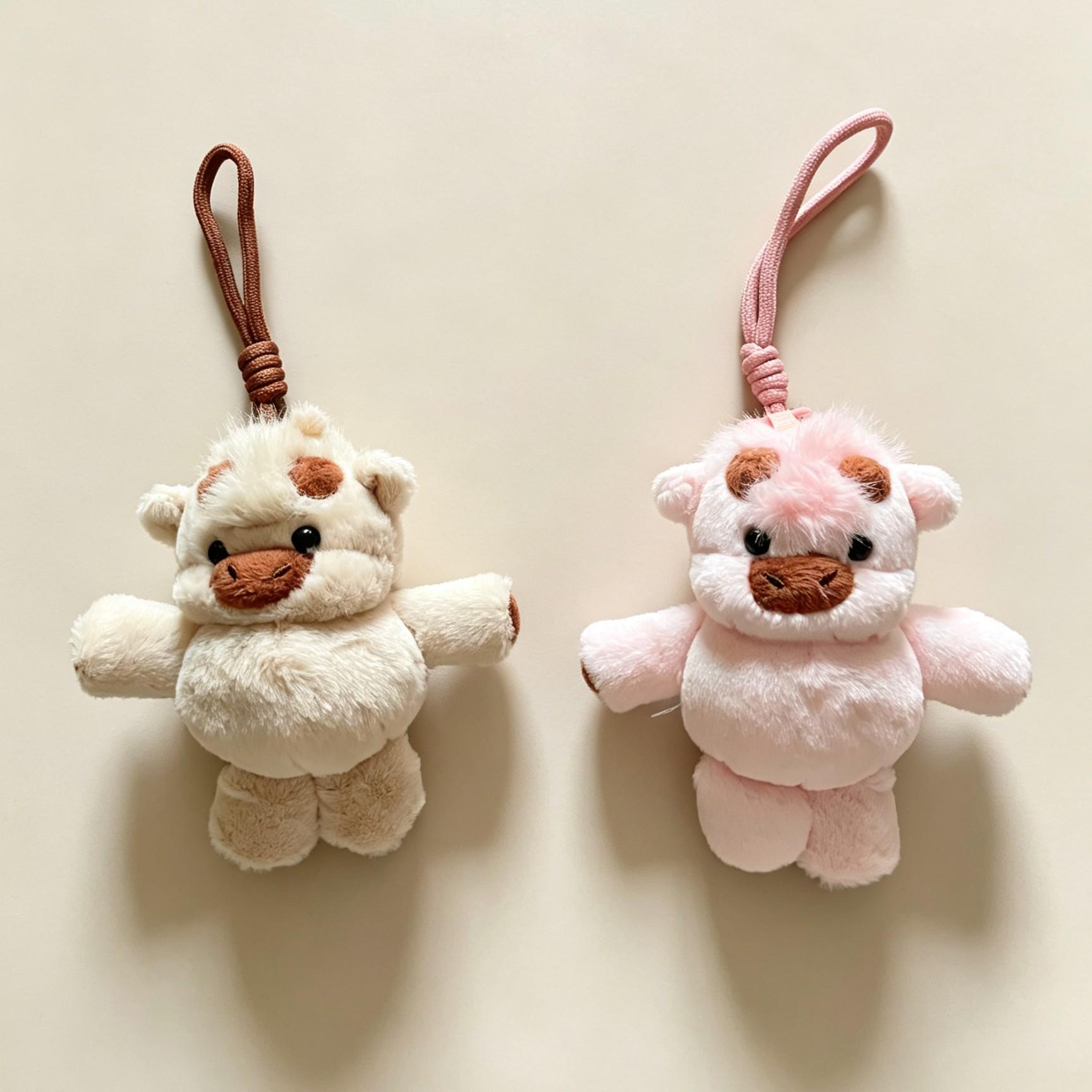 1PC High Altitude Running Bull Plush Doll Pendant, 15cm Running Bull - Bag Decoration Doll, Gift for Friends, Bag Accessories Charms