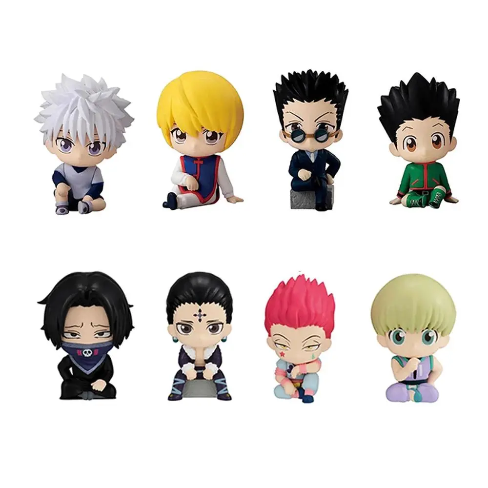 Anime figure Chrollo Lucilfer Gon·Freecss Figure Killua Zoldyck Kurapika Figure Hisoka Figure Feitan Mini Model Dolls Toy Gifts